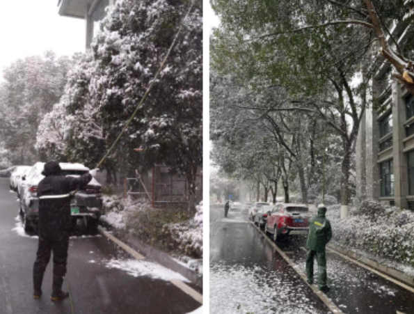 以雪為“令”，以動止“凍”